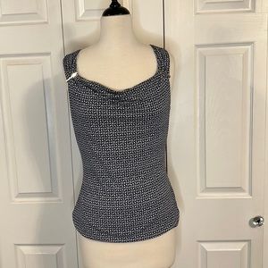 White House Black Market drape front shell size S